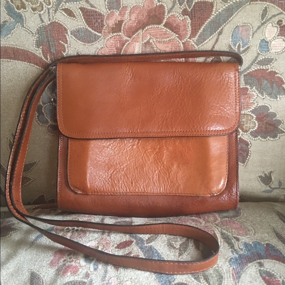 Vintage Tano Leather Crossbody Pocketbook